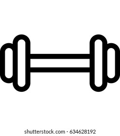 Dumbbell Vector Icon