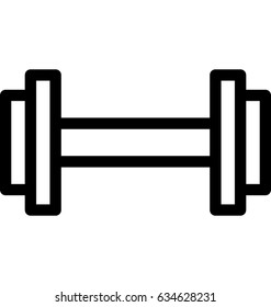 Dumbbell Vector Icon