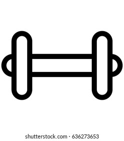 Dumbbell Vector Icon