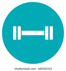 Dumbbell vector icon