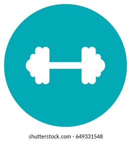 Dumbbell vector icon