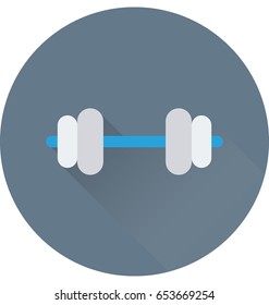 Dumbbell Vector Icon