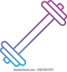Dumbbell vector icon. Can be used for printing, mobile and web applications.