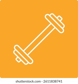 Dumbbell vector icon. Can be used for printing, mobile and web applications.