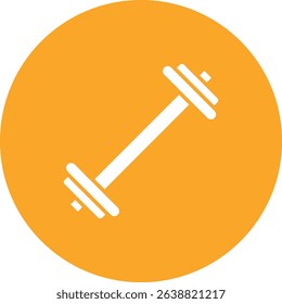 Dumbbell vector icon. Can be used for printing, mobile and web applications.