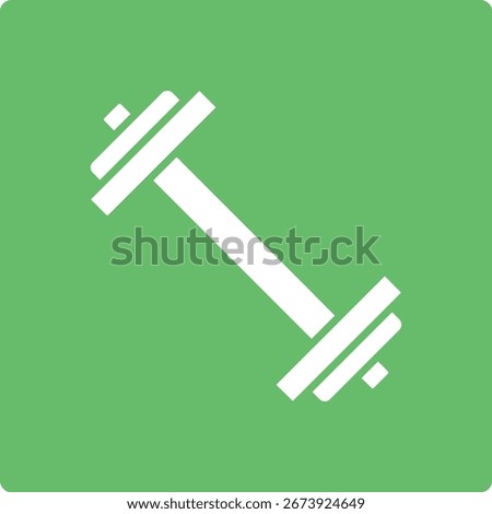 Dumbbell vector icon. Can be used for printing, mobile and web applications.