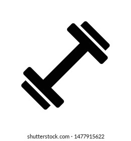 Dumbbell Vector Icon Design Template