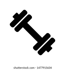Dumbbell Vector Icon Design Template