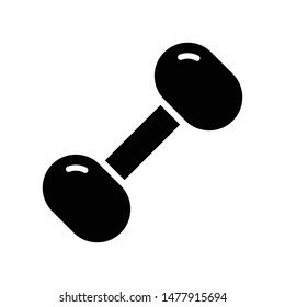 Dumbbell Vector Icon Design Template
