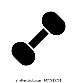 Dumbbell Vector Icon Design Template