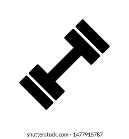 Dumbbell Vector Icon Design Template