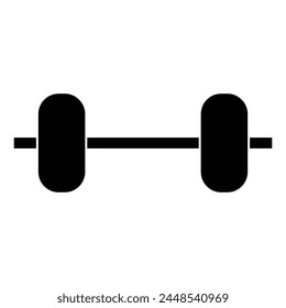 dumbbell vector icon. dumbbell symbol flat trendy style illustration on white background..eps