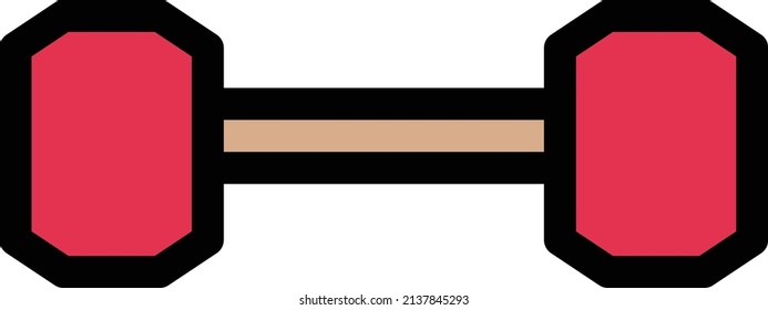dumbbell  vector illustration isolated on a transparent background. storke vector icons for concept or web graphics.