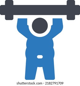 dumbbell Vector illustration on a transparent background. Premium quality symmbols. Glyphs vector icons for concept and graphic design. 
