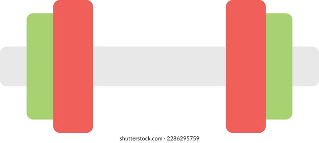 ilustración del vector dumbbell en un fondo transparente.Símbolos de calidad premium. Icono de vector de color de línea para concepto y diseño gráfico.