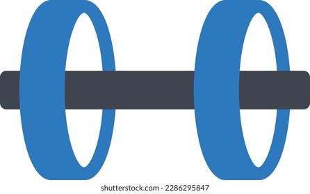 ilustración del vector dumbbell en un fondo transparente.Símbolos de calidad premium.Icono vectorial de glifos para el concepto y el diseño gráfico.