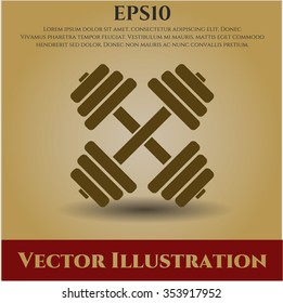 Dumbbell vector symbol