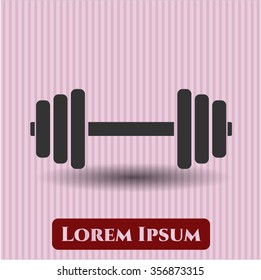 Dumbbell vector symbol