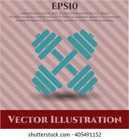 Dumbbell vector symbol