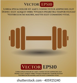 Dumbbell vector symbol