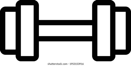 icono de línea delgada del vector de campana