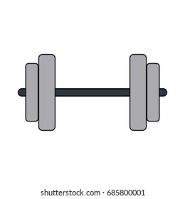 dumbbell weight icon image 