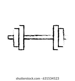 Dumbbell weight isolated