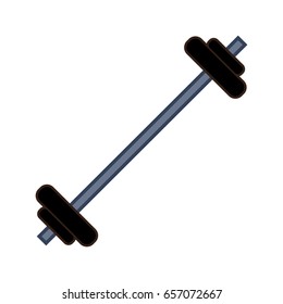 Dumbbell weight isolated