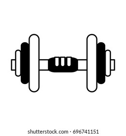 dumbbell weightlifitng icon image