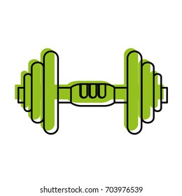 dumbbell weightlifitng icon image 