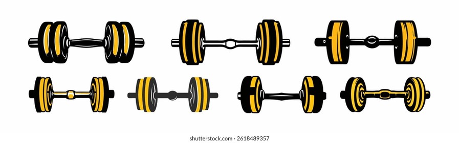 Dumbbells and Barbells Weights for Strength Training