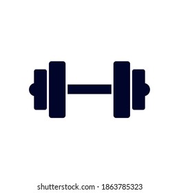Dumbbells design vector, Fitness equipment icon concept, Creative Gym Symbol, Illustration