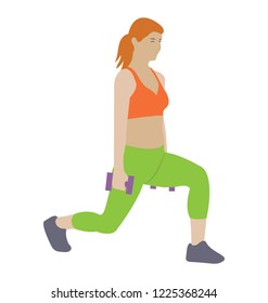
Dumbbells exercise flat icon design, bicep muscles 
