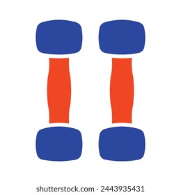 Mancuernas fitness mancuernas vector icono sólido. Símbolo gráfico para el diseño del sitio web y las aplicaciones de la aptitud y de la pérdida de peso, logotipo, aplicación, UI