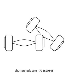 Dumbbells gym weight