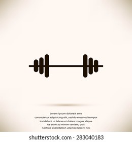 dumbbells icon