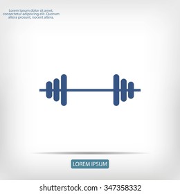 dumbbells icon