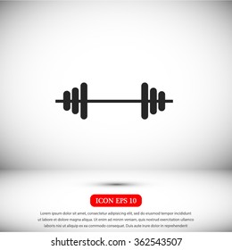 dumbbells icon