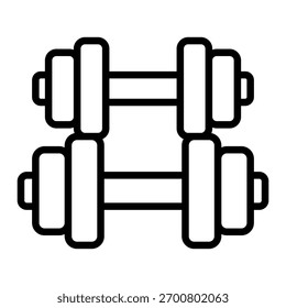 Dumbbells Icon Element For Design