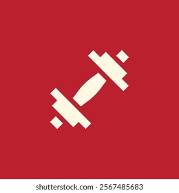 Dumbbells icon flat vector design