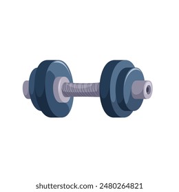 Dumbbells icon. Gym equipment for workout. Training accessories for sport club or home exercises. Bodybuilding, weightlifting. Isolated flat vector illustration.