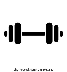 Dumbbells icon. Gym icon vector