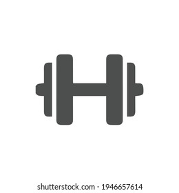 Dumbbells icon. Gym icon. Dumbbells vector illustration.
