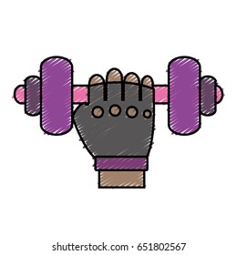 dumbbells icon  image