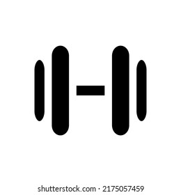 plantilla de logotipo de ilustraciones vectoriales de iconos de dumbbells para muchos fines. Aislado sobre fondo blanco.