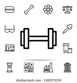dumbbells icon. web icons universal set for web and mobile
