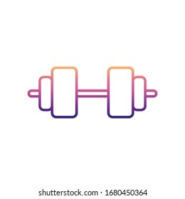 dumbbells nolan icon. Simple thin line, outline vector of hotel icons for ui and ux, website or mobile application
