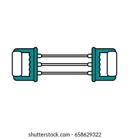 dumbbells sport gym flat