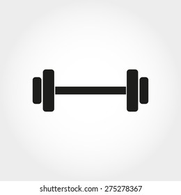 Dumbbells  vector icon