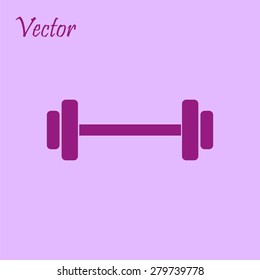 Dumbbells  vector icon